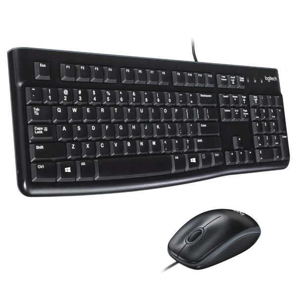LOGITECH WIRED KEYBOARD + MOUSE COMBO MK120