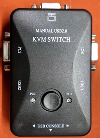 2 PORT VGA KVM MANUAL SWITCH