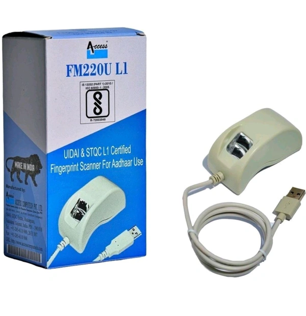 ACCESS FINGERPRINT SCANNER FOR AADHAR USE FM220U L1