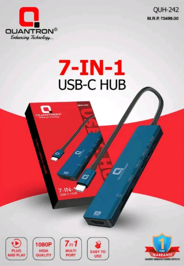 QUANTRON TYPE-C HUB 7-in-1 QUH-242