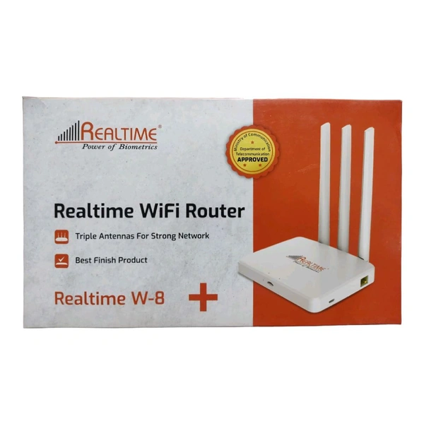 REALTIME WIFI ROUTER 4G LTE THREE ANTENA REALTIME W-8