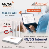 REALTIME WIFI ROUTER 4G LTE THREE ANTENA REALTIME W-8