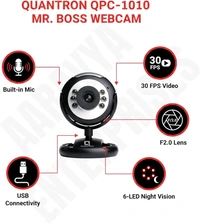 QUANTRON HD WEB CAMERA HD 720p/30fps QCP-1010