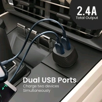 PORTRONICS CAR POWER 5 WITH DUAL OUTPUT TWO USB 12W POR 1345