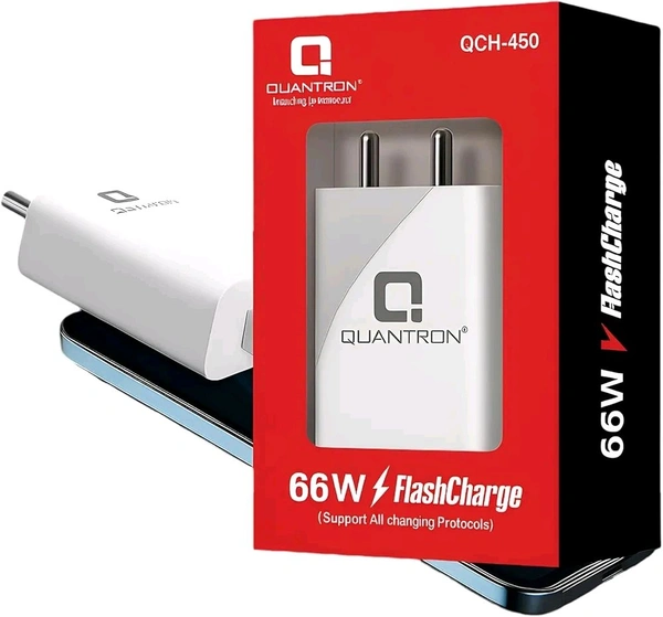 QUANTRON FAST MOBILE CHARGER USB PORT 66W QCH-450