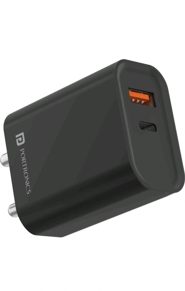PORTRONICS ADAPTO 45 22.5W ADAPTER WITH DUAL OUTPUT POR 1445