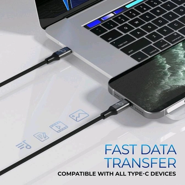 PEBBLE TAKE CHARGE SPEED CC100 100W ULTRA FAST CHARGING TYPE-C TO TYPE-C