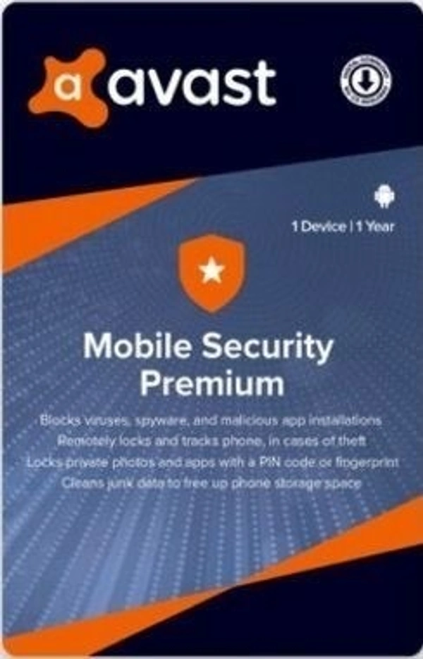 AVAST MOBILE SECURITY PREMIUM 1 DEVICE 1 YEAR