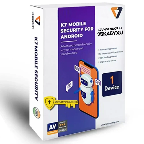 K7 MOBILE SECURITY 1 USER 1 YEAR