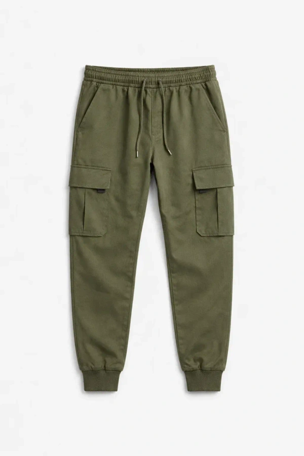 Relaxed Fit Cargo Joggers