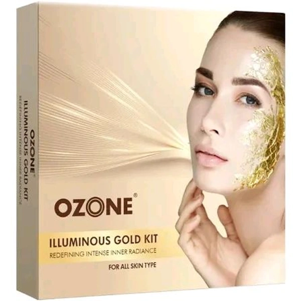 OZONE ILLUMINIOUS GOLD KIT 1250/- (Pack Of 5 Kits)