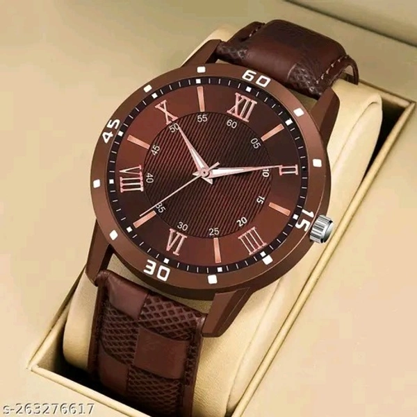 Premium Fashion Men's Watch | Luxury Brown Design | Fashion Watch