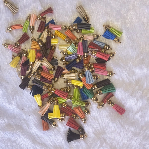 Pack of 10 Pieces - Multicolor Mini Tassel (1.5 inches)