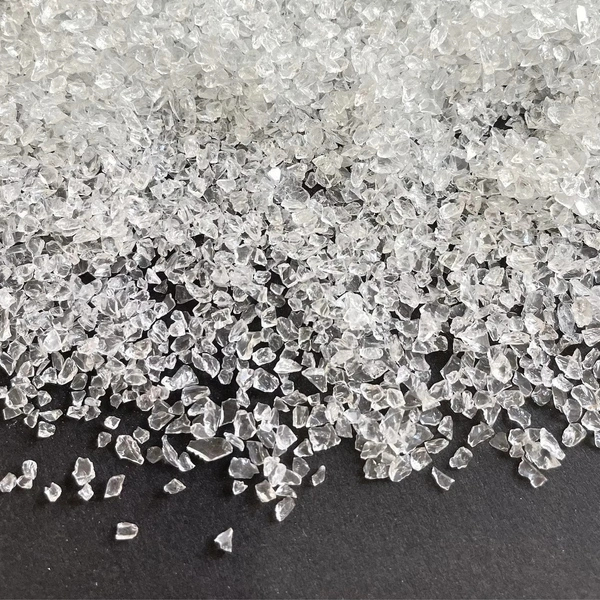 1 KG Transparent Firepit Glass Stones for Resin Art – Clear Crystals (4–6 mm)