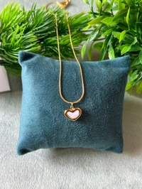 Dreamy Ivory Heart Necklace