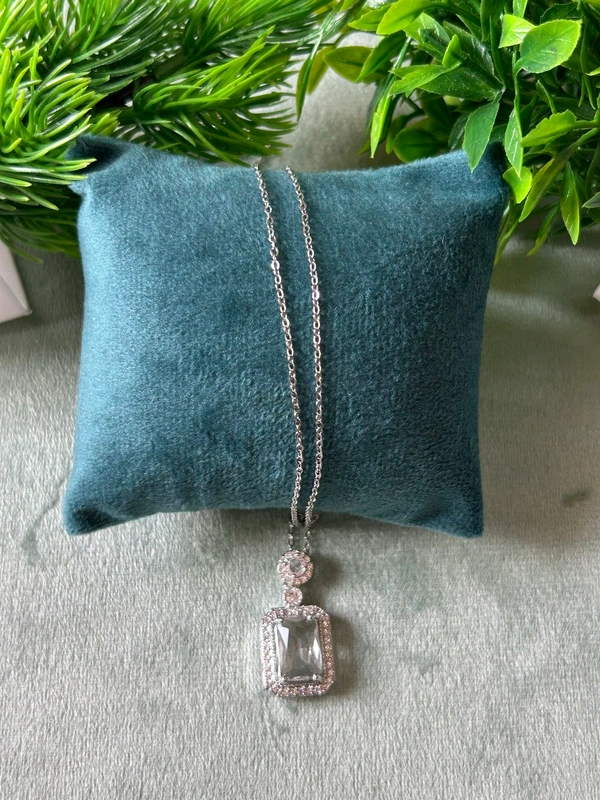 Silver Sparkle Statement Necklace