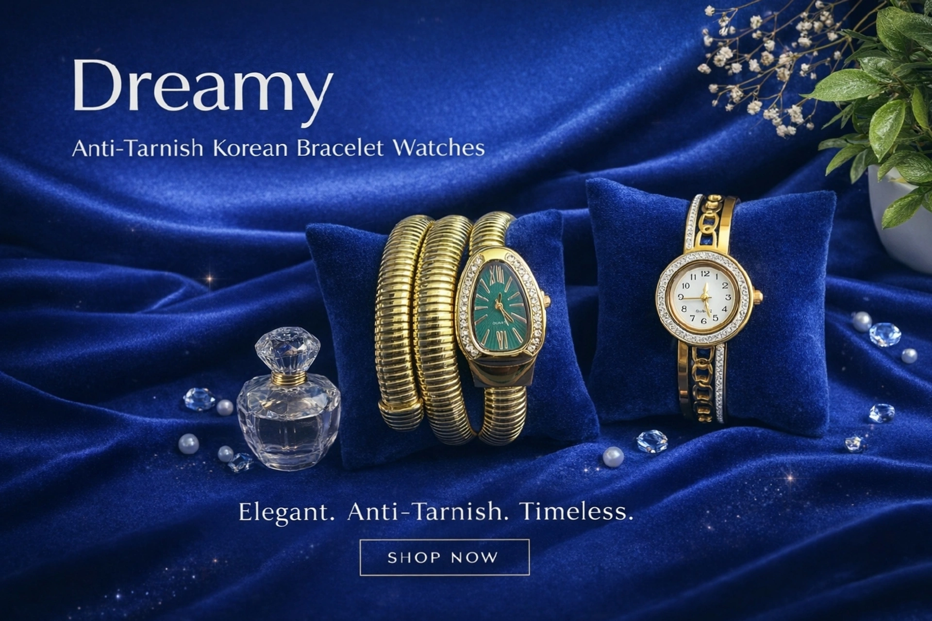 Anti Turnish Bracelet Watch