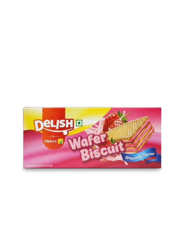 Delish by Flipkart – Strawberry Flavoured Wafer Biscuits
