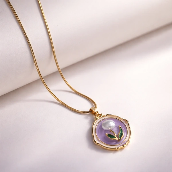 The Lavender Bloom Pendant