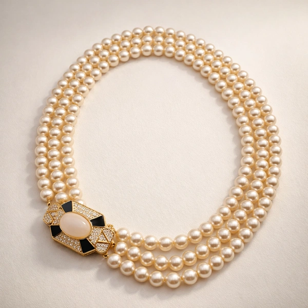 Enigma Pearl Necklace