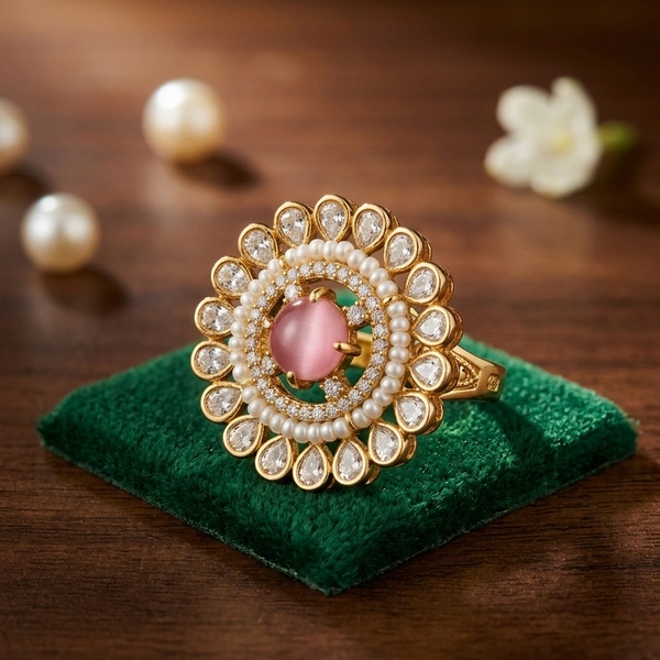 Rose Pearl Ring