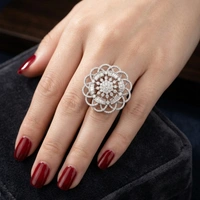 Silver Bloom Ring