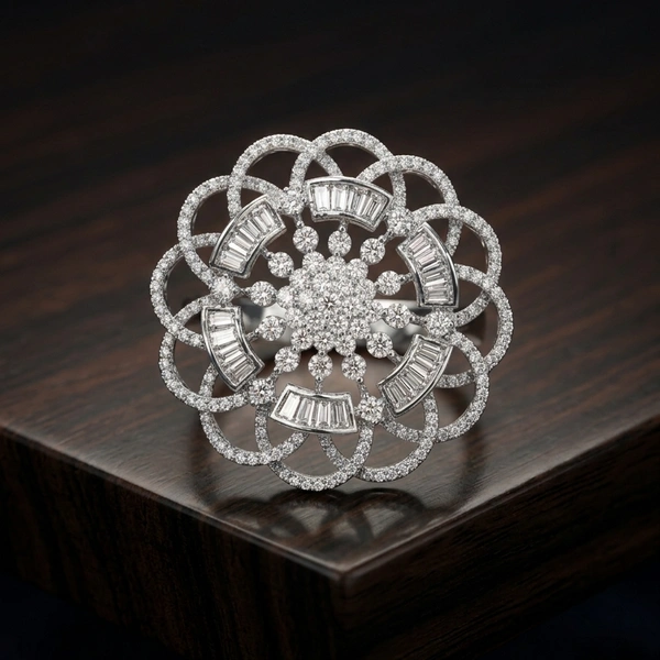 Silver Bloom Ring