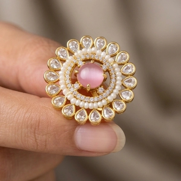 Rose Pearl Ring