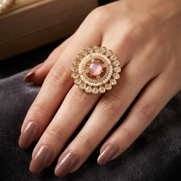 Rose Pearl Ring
