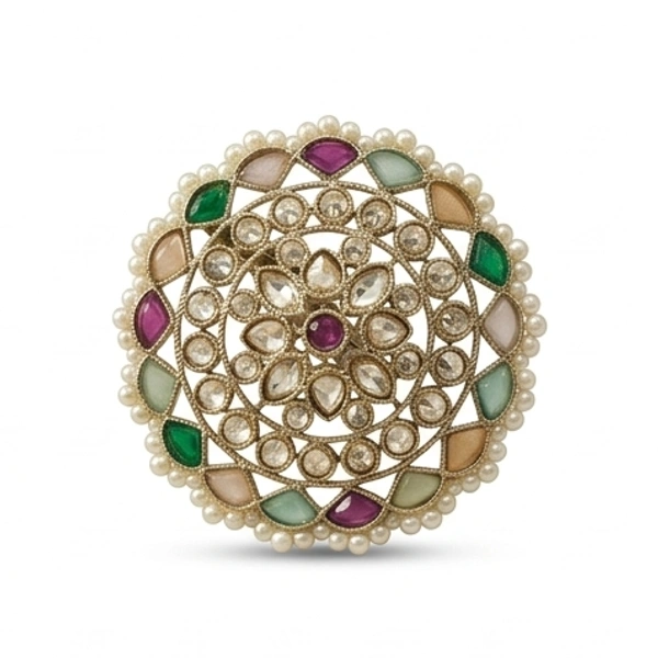 Navratna Mandala Ring(Adjustable)
