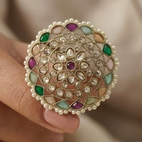 Navratna Mandala Ring(Adjustable)