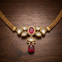 Regal Kundan Elegance-Ruby