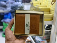 Genuine Leather Men's Trendy Wellets - Regular Wellets Size, Tan