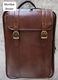 STEPSCART Genuine Leather 4-Way Multi-Functional Laptop Bag – - Size: 16 x 12 x 3 Inches(Length x Height x Width)✔ Suitable for up to 15.6” Laptop✔ Spacious Interior with Organized Compartments✔ Ideal Size for Office, Business & Travel Use, Black