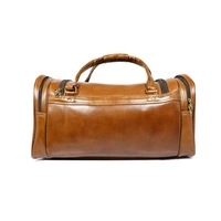 STEPSCART Classic Leather Travel Duffle Bag