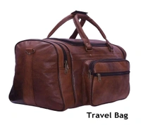 STEPSCART Classic Leather Travel Duffle Bag