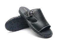 Gentle Walk Leather Sandals - 11, Black