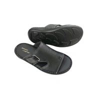 Gentle Walk Leather Sandals - 11, Black