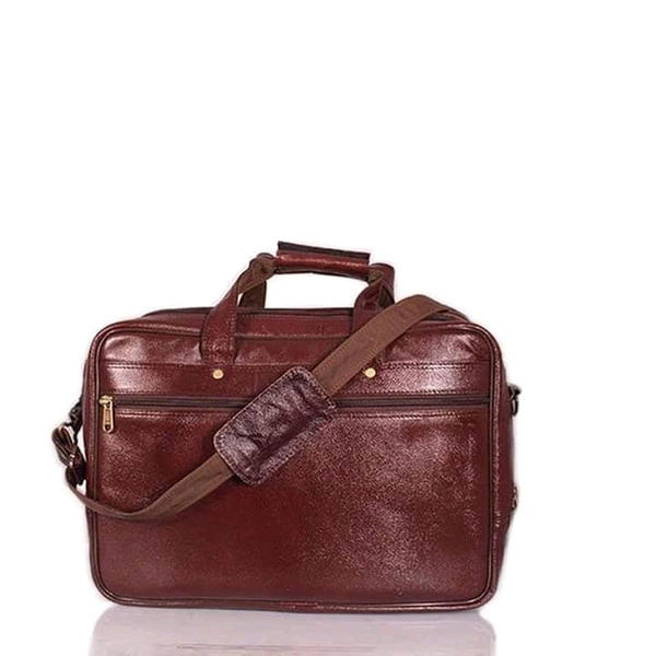 Executive Leather Laptop Bag "15.6 Inches" - 15.5 'inches', Brown