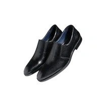 Premium Black Leather Slip-On Formal Shoes – Office & Party Wear - 7, Black