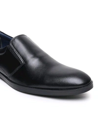 Premium Black Leather Slip-On Formal Shoes – Office & Party Wear - 10, Black
