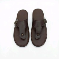 Signature Comfort Leather Toe-Ring Sandals
- 8, Nutmeg Wood Finish