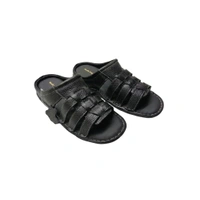 Active Walk Leather Sandals - 6, Black