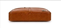 STEPSCART Single Laptop Handle Cut – Croco Print – Bags - Size: 15.5 Inches, Web Orange