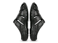 KingCraft Leather Sandals - 9, Black