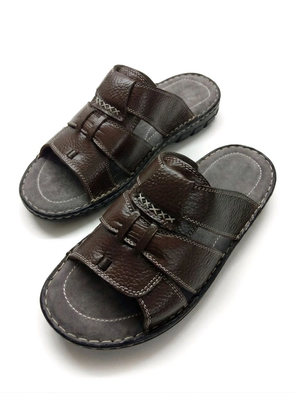 SoftStep Leather Sandals - 6, Morocco Brown