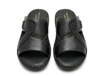Bold Walk Leather Sandals - 8, Black