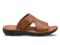 Bold Walk Leather Sandals – Tan Colour - 8, Black
