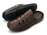 STEPSCART Royal Comfort Premium Genuine Leather Sandal - 9, Brown