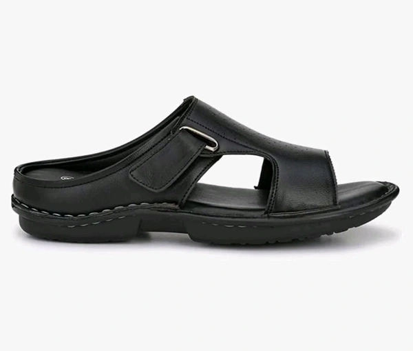 Royal Comfort Trendy Leather Sandals Collection - 7, Black